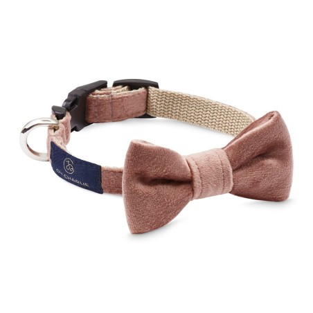 Pajarita para perro Glam rosa