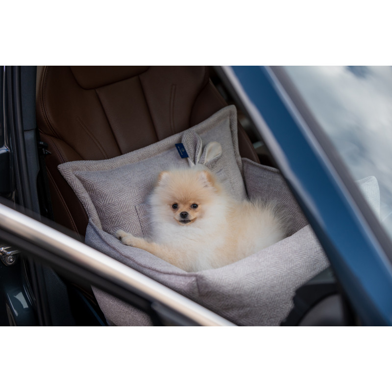 Asiento para llevar un perro en coche Florence beige